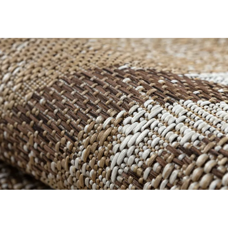Covor din sisal ORGANIC 2767 pentru utilizare în grădină, modern și durabil