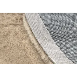 Covor BUNNY cu imitatie de blana, textura moale, ideal pentru living