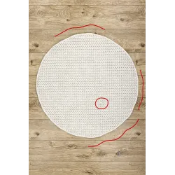 Covor CASABLANCA LOOP pentru living, rotund, accesoriu elegant