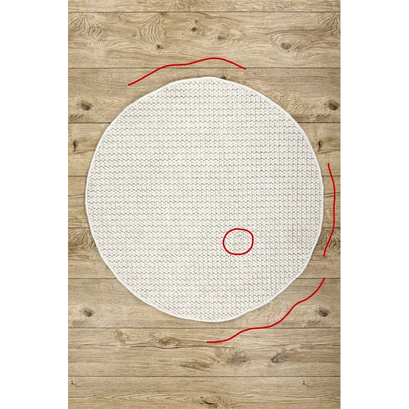 Covor CASABLANCA LOOP pentru living, rotund, accesoriu elegant