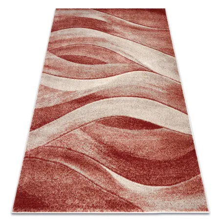Covor FUSION 1617 bej teracotă, design modern abstract, covoare