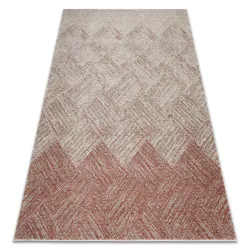 Covor FUSION 9775 Crem/Teracota Geometric