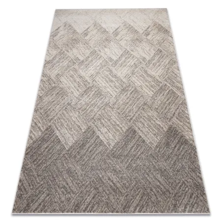 Covor geometric modern FUSION 9775 bej și maro
