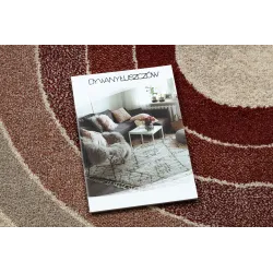 Covor FUSION 0807 cu model geometric modern, ideal pentru sufragerii