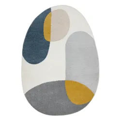 Covor FUSION 5706 alb geometric