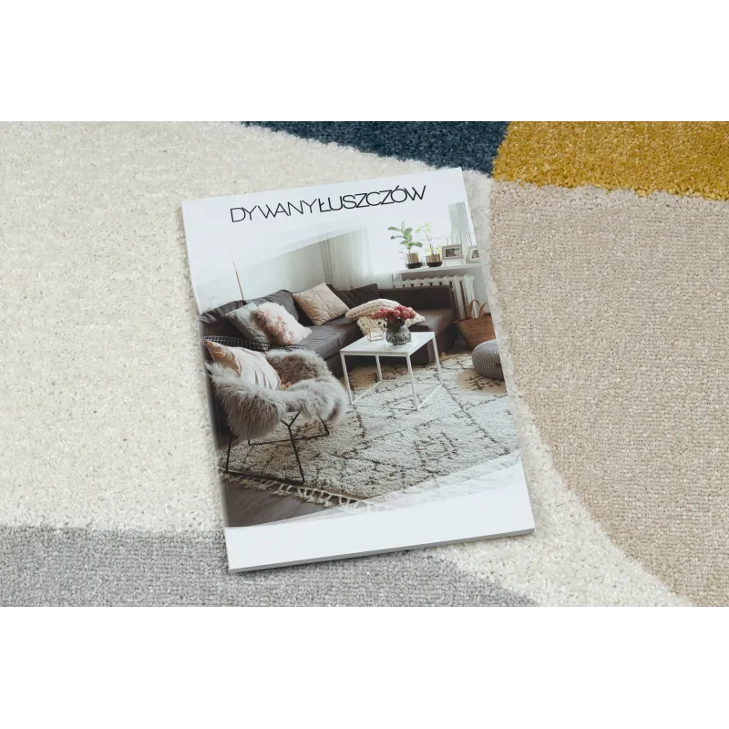 Covor modern FUSION 5706 în gri deschis, stil geometric