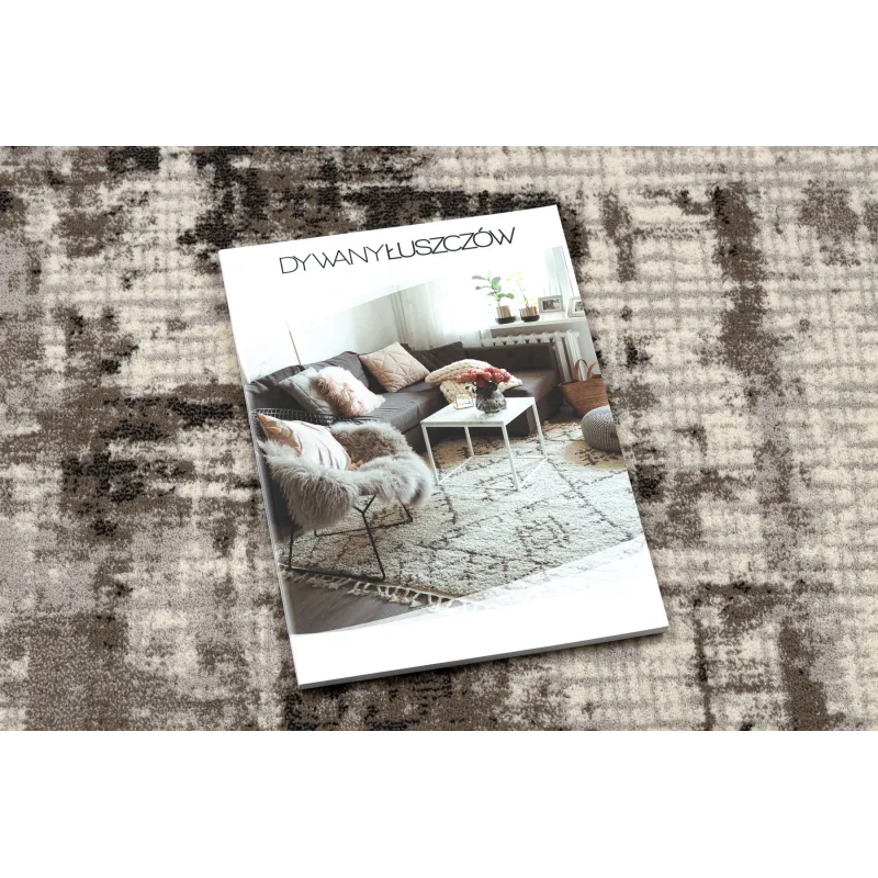 Covor din lână NAIN cu design vintage, nuanțe bej și gri