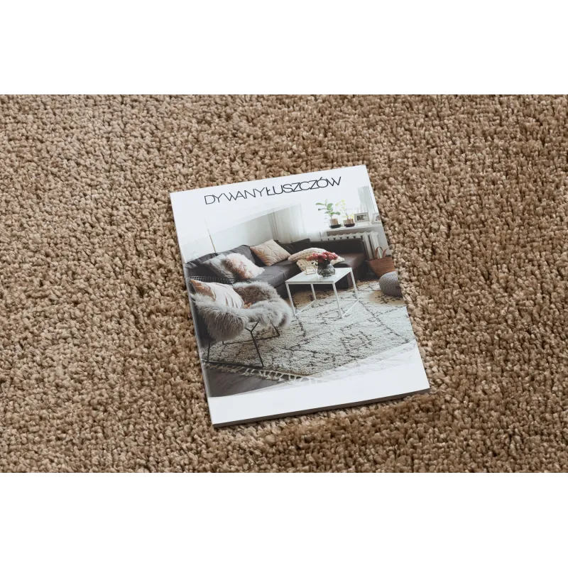 Tapis shaggy 9000 bej, stil berber, pentru decorare interioară