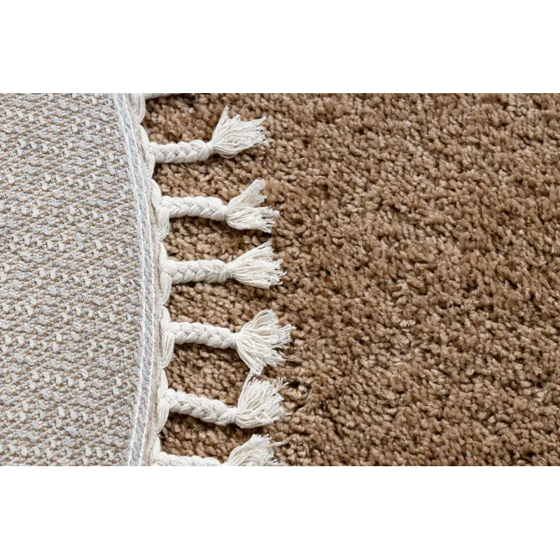 Covor moale shaggy 9000, bej, ideal pentru dormitor sau living