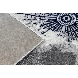 Covor texturat gri deschis și bleumarin, ALLURE 5715