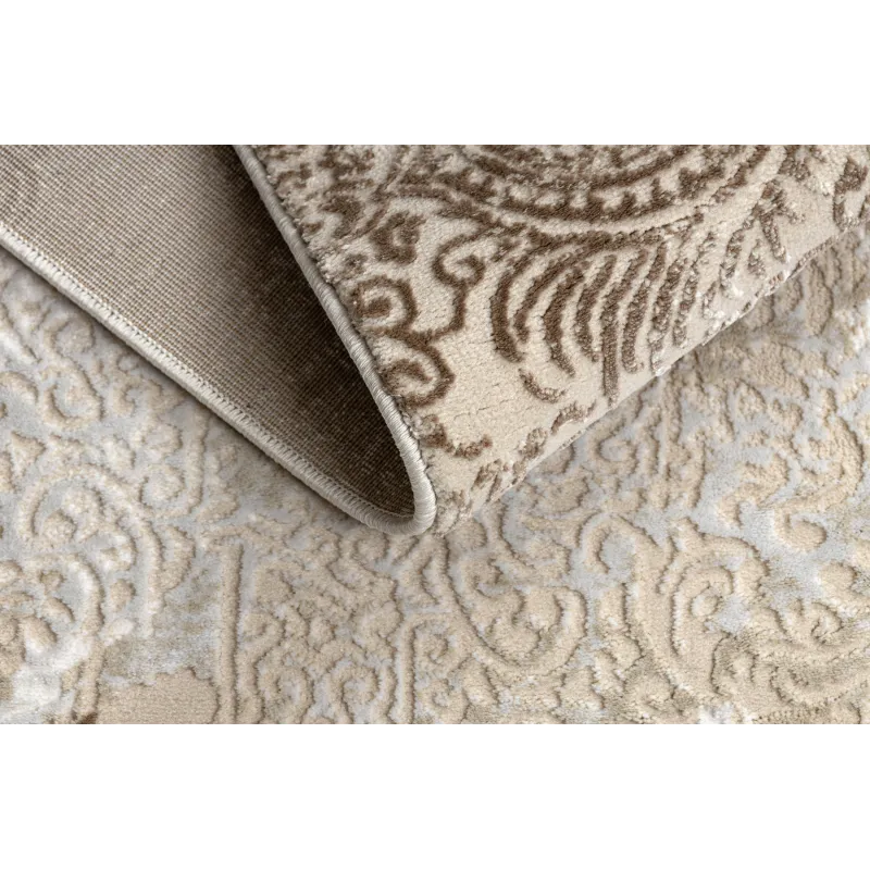 Covor ALLURE 5715 - Ideal pentru living, covor elegant, bej și alb