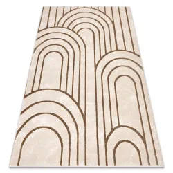 Covor geometric ALLURE 5756, elegant, bej, design modern