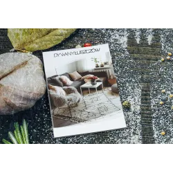 Covor lavabil ANDRE 33150, nuanțe de maro și bej, perfect pentru decorul bucătăriei