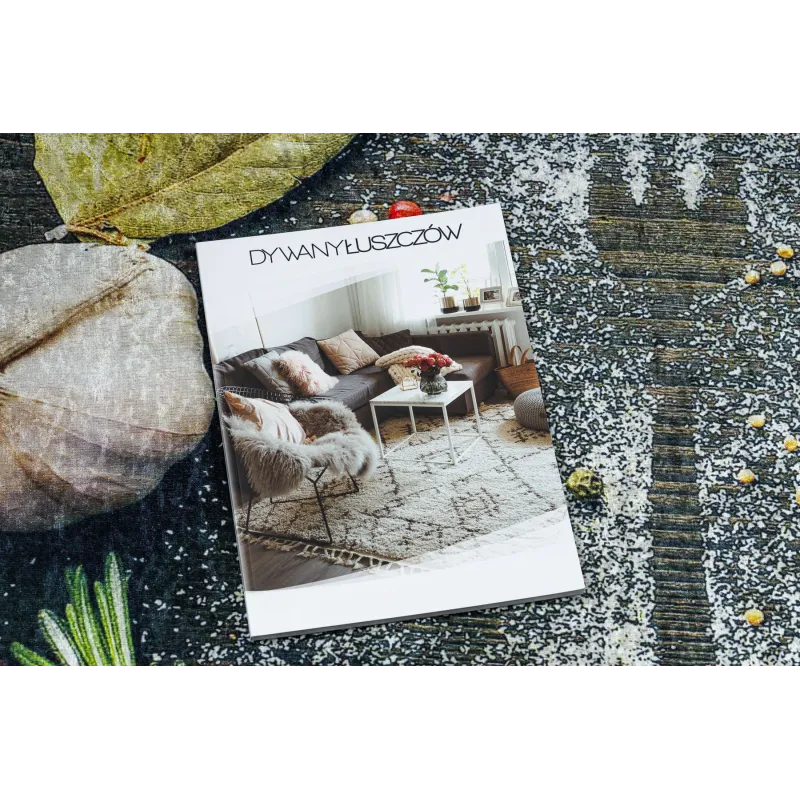 Covor lavabil ANDRE 33150, nuanțe de maro și bej, perfect pentru decorul bucătăriei