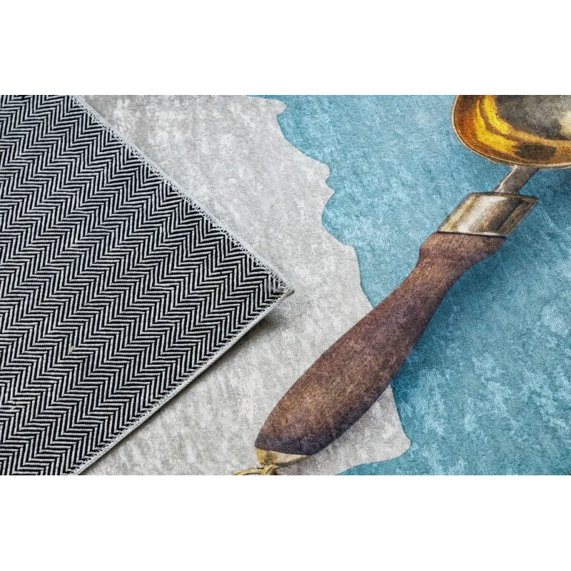 Covor antiderapant din material rezistent pentru bucătărie