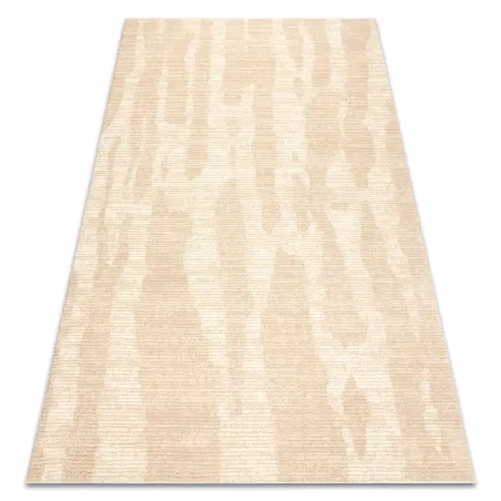 Covor din lână FLUX crem, design abstract, stil loft
