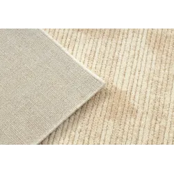 Covor FLUX din lână, textură structurală în nuanțe de bej