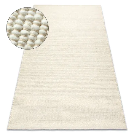 Covor NEPAL 2100 din lână naturală, crem, reversibil, de grad 2