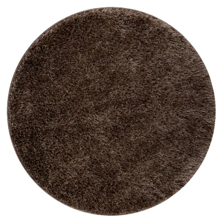 Covor baie SYNERGY cerc glamour, moale, antiderapant - lurex bej