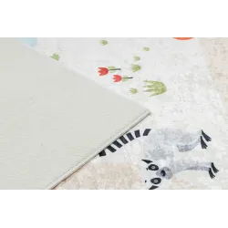 Covor BAMBINO 1165 Zoo, moale, pentru confortul copiilor