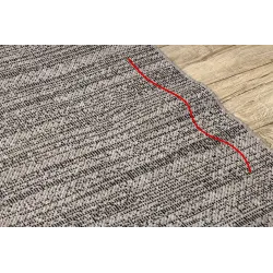 Covor sisal FLOORLUX 20389 argintiu/negru, un accent stilat pentru decorul casei