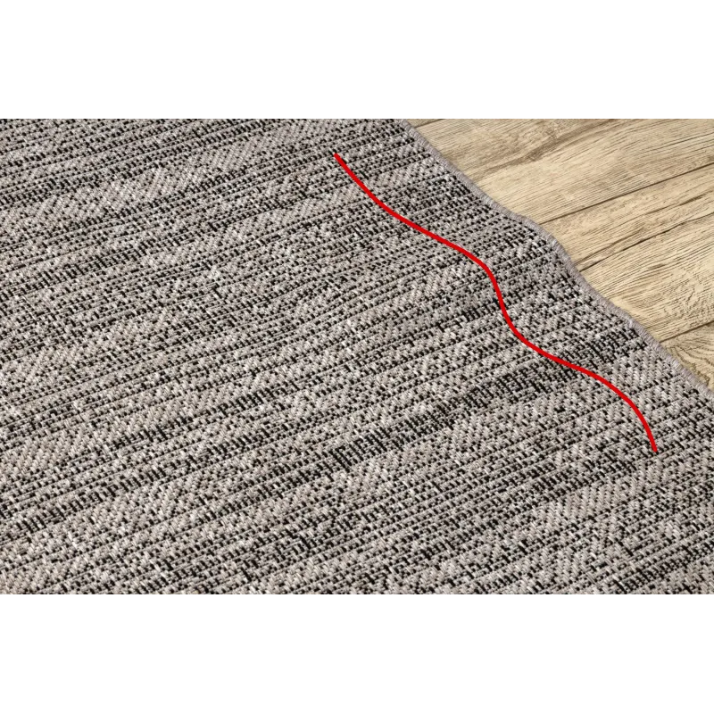 Covor sisal FLOORLUX 20389 argintiu/negru, un accent stilat pentru decorul casei