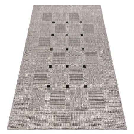 Covor din sisal FLOORLUX 20079 argintiu și negru - 2ª alegere, material natural