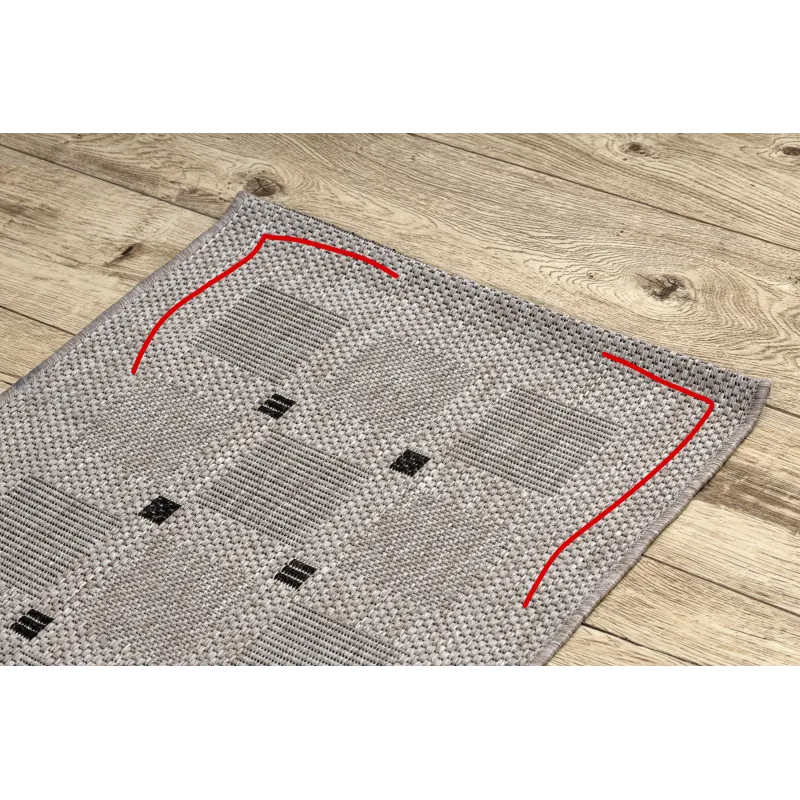 Covoare din sisal argintiu și negru, un accent modern pentru orice cameră
