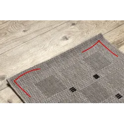 Covor din sisal cu textură, alegere elegantă pentru living