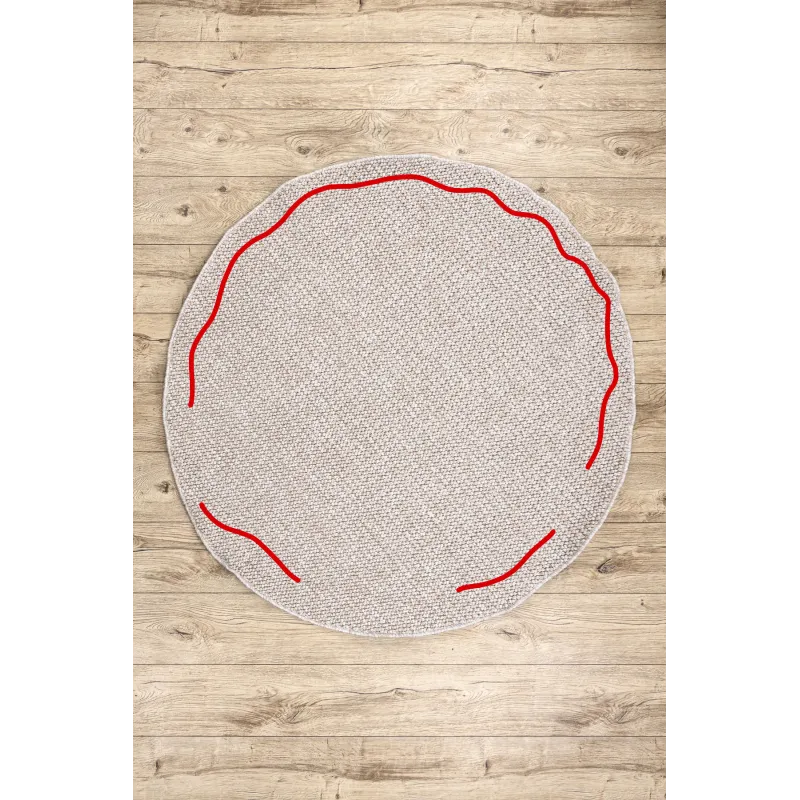 Covor rotund CASABLANCA LOOP, perfect pentru grădina copiilor