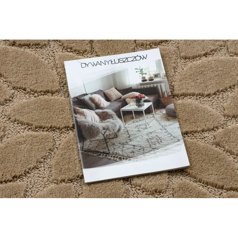 Covor baie SUPREME STONES bej, stil modern, antiderapant