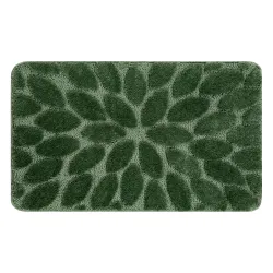 Covor baie SUPREME STONES verde, moale, antiderapant, modern