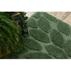 Covor baie SUPREME STONES antiderapant, verde, pentru utilizare acasă