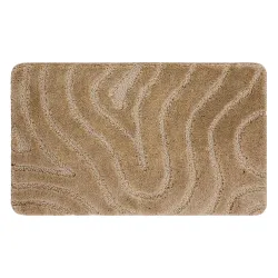 Covor baie SUPREME WAVES, antiderapant, bej, modern