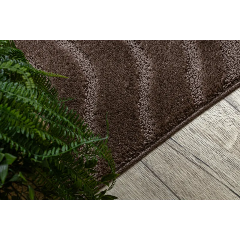 Tappeto SUPREME WAVES maro, ideal pentru decor modern