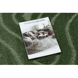 Covoare moderne SUPREME WAVES, design elegant și verde