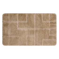Covor baie SUPREME LINES, antiderapant, moale - bej, modern
