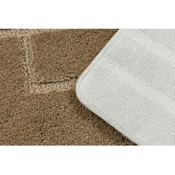 Covor baie moale SUPREME LINES, bej, material confortabil