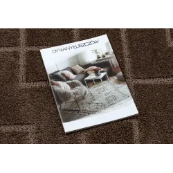 Covor baie SUPREME LINES, moale, maro, design modern