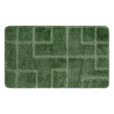 Covor baie SUPREME LINES verde, moale, antiderapant, modern
