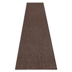 Covor SION A5165A maro, țesut plat din sisal, ideal pentru decorul casei