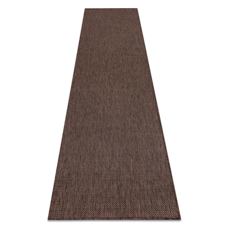 Covor SION A5165A maro, țesut plat din sisal, ideal pentru decorul casei