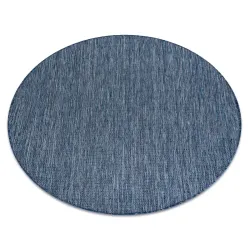 Covor rotund SION A5165A albastru