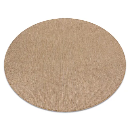 Covor SION din sisal natural, rotund, țesătură plată, accesoriu elegant