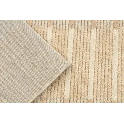 Covor FLUX din lana cu textura placuta, ideal pentru un decor loft