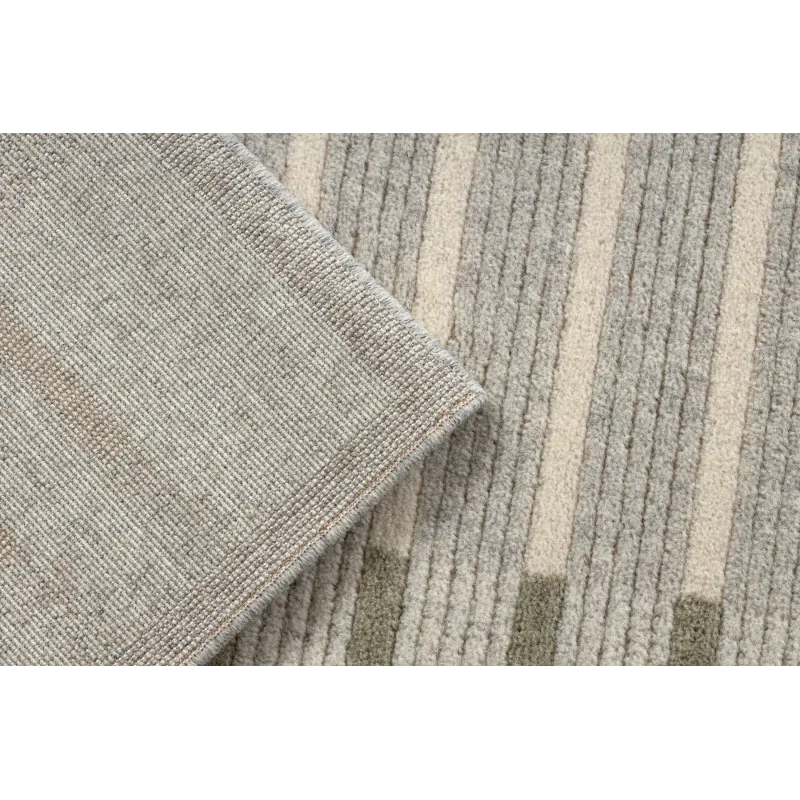 FLUX 461.124.SA400 covor din lână cu textură geometrică
