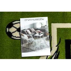 Covor modern PILLY 8366 de culoare verde, ideal pentru decorul casei