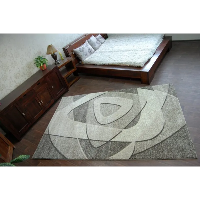 Covor modern SHADOW 8594 în gri și bej deschis