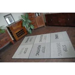 Covor argintiu din sisal FLOORLUX 20275 YOLO, perfect pentru interioare moderne