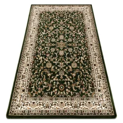 Covor ROYAL ADR de culoare verde închis, ideal pentru decor clasic